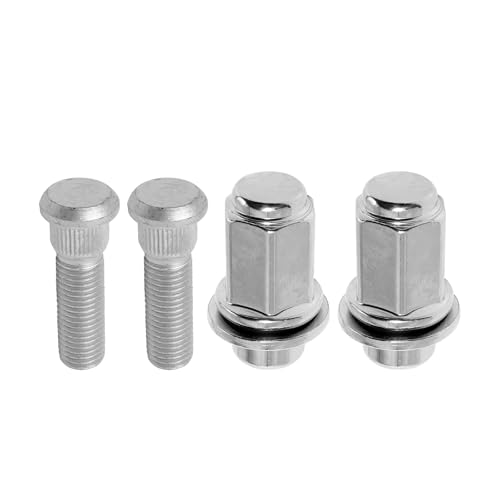 Image of 4PCS M12x1.5 Wheel Studs Lug Nuts Set for Toyota, for Lexus, for Scion, for Pontiac Vibe, 1982-2022 Replaces OE: 611167 + 610266