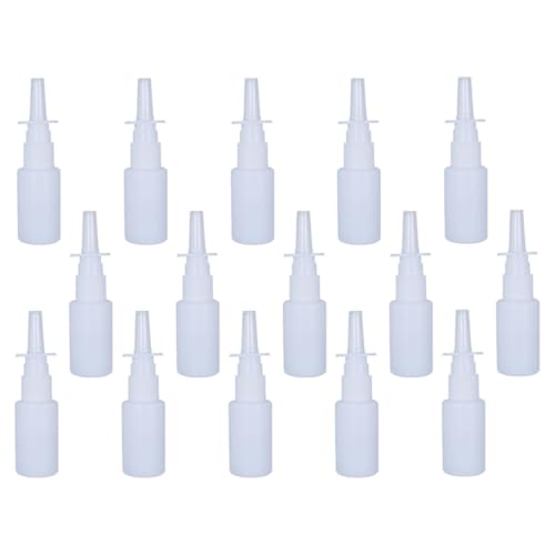 Hohopeti Botellas de Spray Vacías 15 Ml 15 Unidades Pulverizador Recargable para Cosméticos y Lociones Botella Transparente Portátil para Viajes y Cuidado Personal