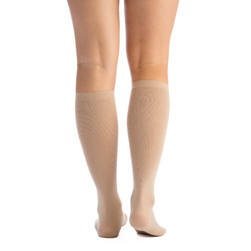 Image of EvoNation Women's Knee High 20-30 mmHg Graduated Compression Socks - Firm Pressure Compression Garment