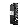 Dell OptiPlex 7080 Mini escritorio empresarial con factor de forma micro, procesador Intel Core i5-10500T, 32 GB de RAM, SSD PCIe de 1 TB, DisplayPort, RJ45, Wi-Fi 6, Windows 11 Pro, negro (renovado)