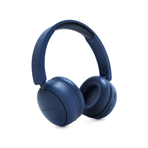 Energy Sistem Radiobeat Auriculares Bluetooth 5.4, 20h de batería, conexión multidispositivo, diseño Plegable, Radio FM, Micro SD MP3 Player, Asistente de Voz (Indigo)