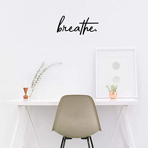 Vinilo decorativo pared frase 11" x 24" miniatura 3
