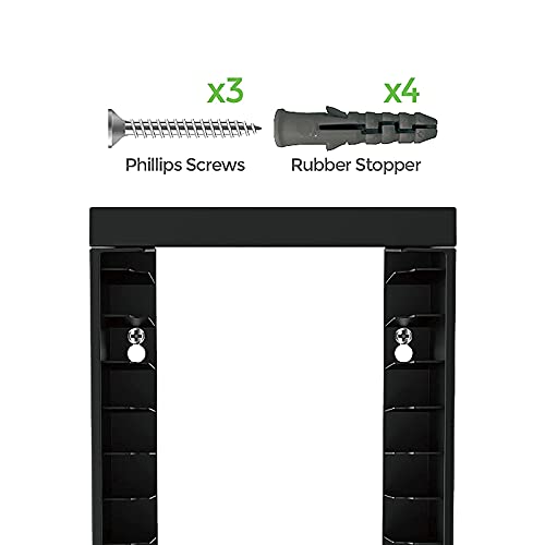 Echzove Xbox Game Case Storage Wall Mount, Xbox One Game Holder Wall Mount Compatible With Xbox Series X/S Games Ps5 Ps4 Games (Up To 14 Game Boxes) #TOP4