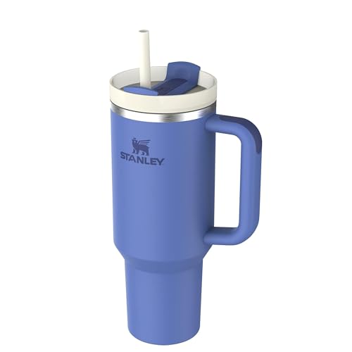 Image of STANLEY Quencher H2.0 Tumbler with Straw 40 oz | Flowstate 3-Position Lid | Cup Holder Compatible for Travel | Insulated Stainless Steel Cup | BPA-Free | Iris