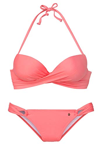 s.Oliver Damen Lmh-209 Bikini-Set, Aprikose, 38 / A EU