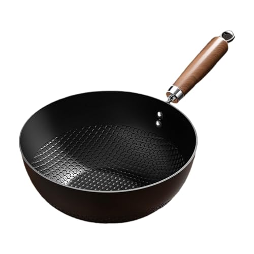 Wok chino de hierro con superficie antiadherente 22 cm miniatura 1