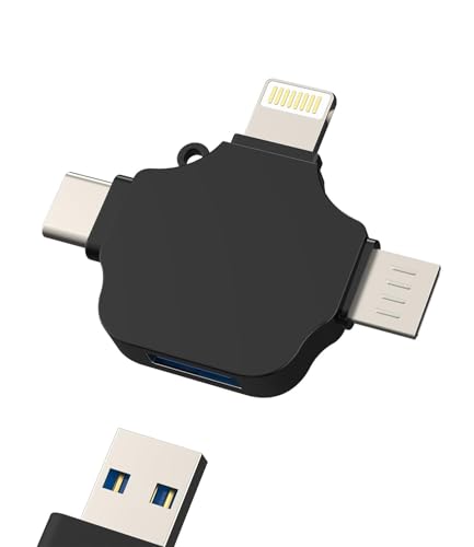 �Ή�iPhone OTG�A�_�v�^�[ 3in1 Type-C to Lightning/Micro USB C �ϊ��� �Ή�Samsung �Ή�apple 15 14 13 12 Pro Max Plus �Ή�iPad Air Mini �J���� �J�[�h���[�_