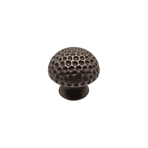 Hammered Knob Solid Pewter Effect Kitchen Cabinet Door Knob Handle Furniture Cover