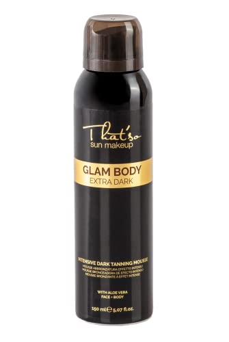 That'So That'So Glam Body Mousse Extra Dark 150Ml - Intensiver Selbstbräuner für den Körper - Natürliche Bronzing Lasting Tan -150 ml Cover