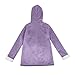 AEPTDEO Girls Sherpa Lined Suede Jacket Fashion Winter Fuzzy Fleece Hoodie Casual Warm Horn Button Down Coats 6-15 Years
