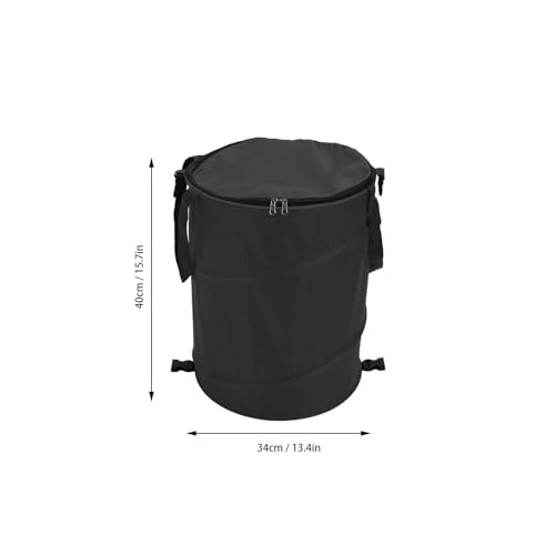 Poubelle de camping pop-up de grande capacité avec couvercle zip - 7