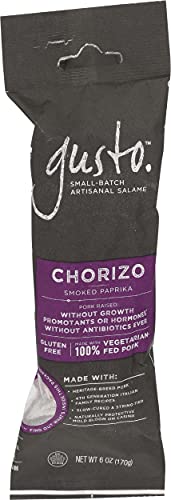 Gusto Chorizo Chub, 6 Oz #TOP17