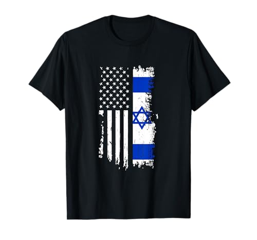 Israeli American Flag Israel Usa America Flag Camiseta