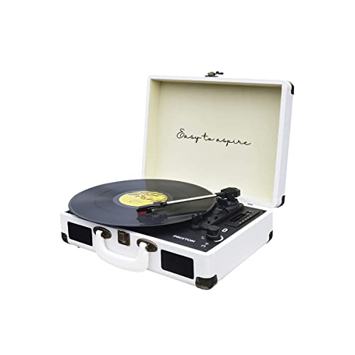 PRIXTON VC400 – Platine Vinyle Vintage – Tourne Disque Vinyle – Lecteur de Musique Via Bluetooth et USB – 2 Haut… - Les Beatles, Paul McCartney, John Lennon, RIngo Starr, George Harrison PRIXTON VC400 - Platine Vinyle Vintage - Tourne Disque Vinyle - Lecteur de Musique Via Bluetooth et USB - 2 Haut… – Image 3