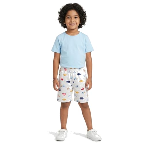 Image of Tinchuk Regular Printed Shorts Set of 6 - for Your Little One Multi-Coloured -Assorted