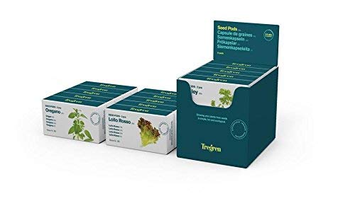 Tregren Kit de graines Thym pour Potager d'intérieur autonome - Kit de 2 capsules prêt à pousser avec graines de Thym. Récoltez vos herbes aromatiques à la maison en quelques semaines et sans effort!