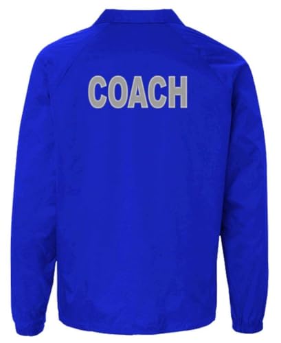 Head Coach and Assistant Coaches Jacket Men’s and Women’s Classic Nylon Windbreaker Stylish Popular Outerwear3