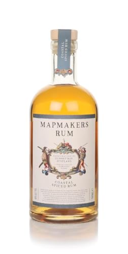 Mapmaker’s Coastal Spiced Rum, 70cl | 40% ABV | Rum Worth Finding | Handcrafted in Scotland