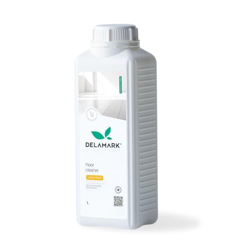 DELAMARK Skoncentrowana formuła do powierzchni i podłóg, płyn uniwersalny do czyszczenia, skuteczne czyszczenie, naturalny zapach, ekologiczny, Świeża cytryna, 1 L