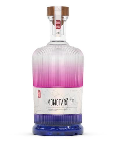 Momotarō Zero von den Machern des Momotarō Gin: Alkoholfreies Destillat mit Lotusblüte, Yuzu, Sencha, Wacholder, Zuckerfrei (1 x 0.5 l) Vegan - Ideal als Geschenk!