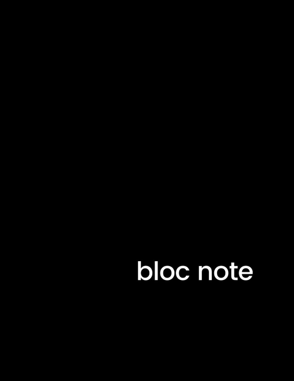 bloc note pour prendre des notes facilement et simplement pour simplifier votre vie: 8.5*11sur 21.5*27.94 sur 120 pages