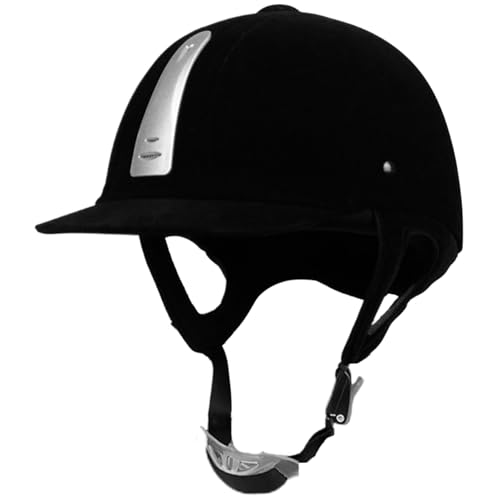 Helmet Deluxe Schooler, Casco de equitación, Casco de Montar Suave con Correa Ajustable, Casco Ecuestre contra la colisión, Suministros de Caballos para Mujeres y Hombres