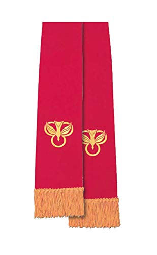 Reversible Clergy Stoles (Red/White)