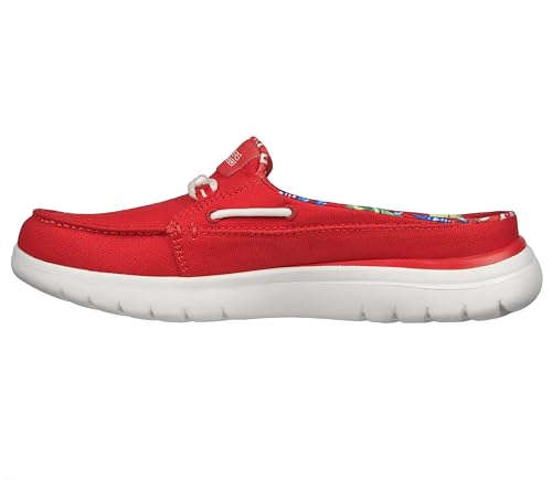 Skechers Women's ON-The-GO Flex-Boat Shoe, Red, 5