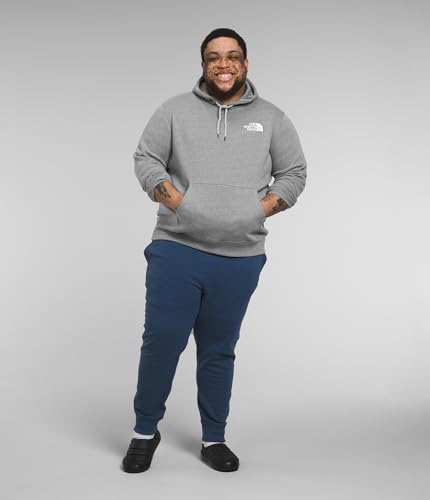 THE NORTH FACE Men's Box NSE Pullover Hoodie (Standard and Big Size), TNF Meld Grey Heather/TNF Black, Small - image 3