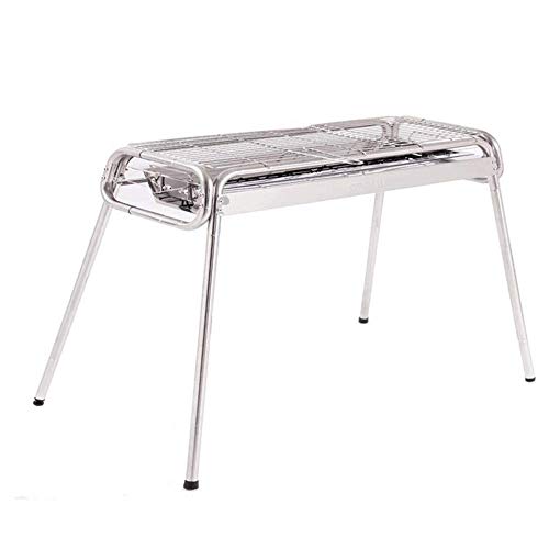 Barbecue Grill Outdoor Charcoal Burning, Portable Stainless Steel Grill Suitable for Garden Barbecue, Camping743076cm