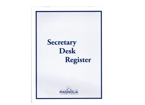 Magnolia Registers Premium Check Register for Deskbook Checks, Secretary Desk Register, Size 6 3/8 x 8 1/4