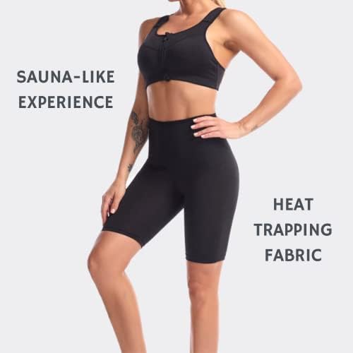 Nano Hertz Sauna Sweat Shapewear Shorts Leggings Pants Workout Weight Loss Lower Body Shaper Sweatsuit Exercise Fitness Women