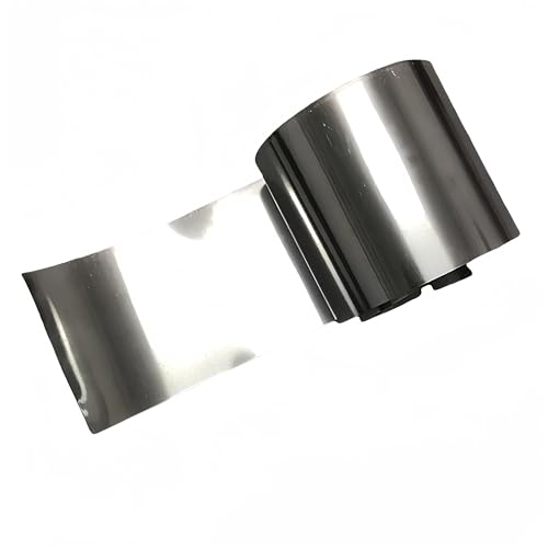 Zinc Foil for Zinc Batteries - 1000mm x 100mm, Customizable Thickness Options (0.01mm to 0.5mm)(0.1mm(Thickness))