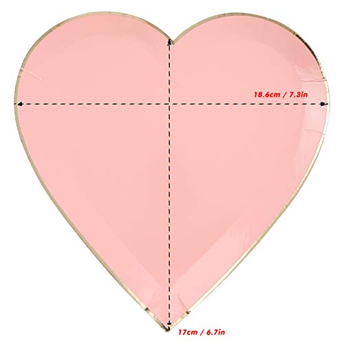 Piatti di carta da 8 pezzi Piatti da festa a forma...