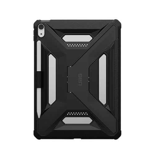 Image of Urban Armor Gear UAG Designed for iPad Air 11 inch Case (8th /7th /6th Gen, M5 /M4 /M2) (A3360, A3361, A3362) Scout Plus Rugged Protective Cover with Kickstand and Pencil Holder - Black