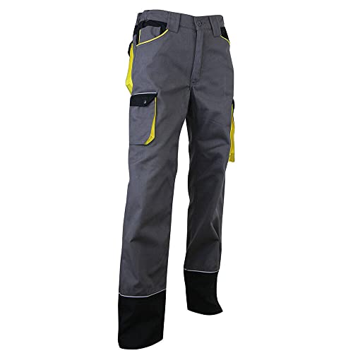 LMA 1258 SECHOIR Pantalon, Gris/Noir/Jaune, Taille 50 Cover