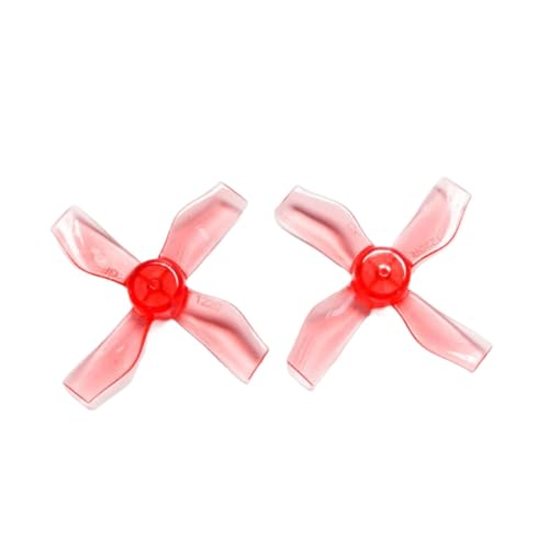 8PCS 1220 1。 2x2。 0x4 31mmシャフト1mm中空のブラシレスモーター4ペアCCW CWプロペラを備えたRCドローン飛行機部品のさまざまなクアッドコプターモデルと互換性(Red 4Pair)