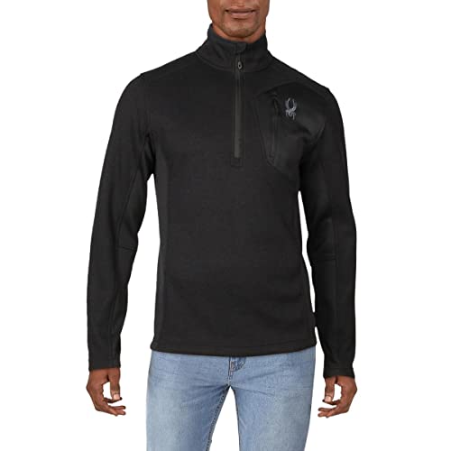 Image of Spyder mens Bandit 1 /2 Zip Fleece Ski Mid Layer Sweater Jacket