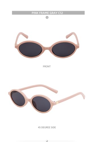 Image of Mastyle Small Round Frame Sunglasses for Men & Women | Premium PC Material | Integrated Nose Support | Lightweight & Comfortable | Elegant & Fashionable