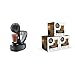 Krups Infinissima Cosmic KP173B Cafetera de cápsulas Nestlé Dolce Gusto con 15 bares de presión, depósito extraible, color negro + CAFÉ CON LECHE INTENSO - Pack De 3 x 16 cápsulas, Total: 48 Cápsulas