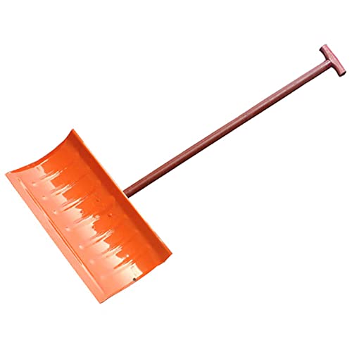 Pelle à neige en acier au manganèse 57 cm manche bois dur poignée en T outil manuel