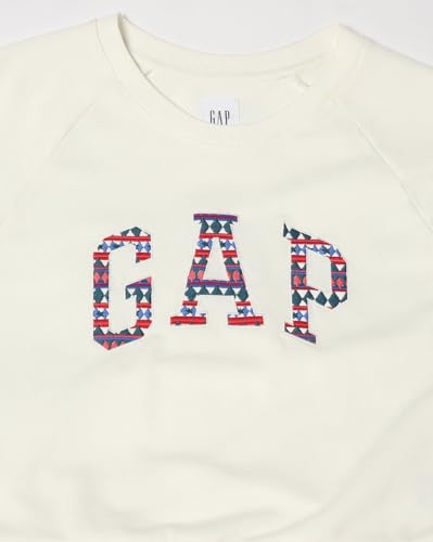 Image of Gap Women Regular Fit Solid Full Sleeves Round Neck Cotton Sweatshirt