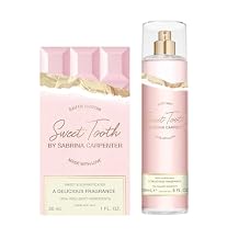 مجموعة عطر ورذاذ للجسم من SCENT BEAUTY Sabrina Carpenter - Sweet Tooth - 1 أونصة سائلة و8 أونصة سائلة