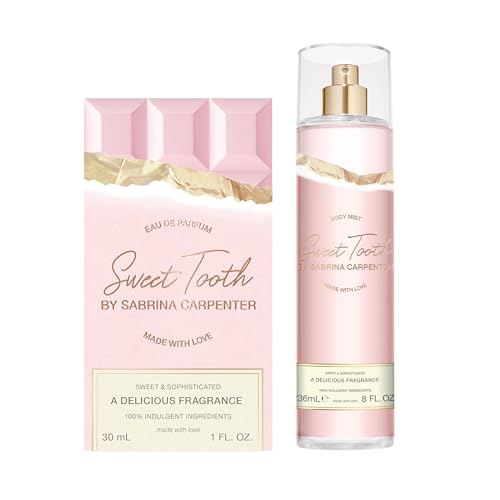 SCENT BEAUTY Sabrina Carpenter Eau de Parfum & Body Spray Bundle - Sweet Tooth - 1 fl oz & 8 fl oz