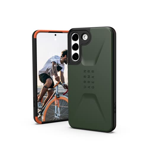 Coque Samsung S22 robuste contre les chutes quotidiennes, étui Civilian UAG Olive