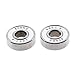Aymzbd 608 RS Bearings for Skate Roller Hockey - White, 28x8x7mm