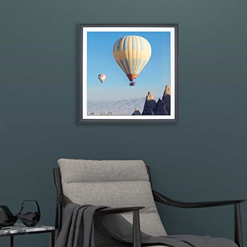 Ltyhhk 20X20 In Picture Frames Solid Wood,Display Picture 18X18 In With Mat Or 20X20 In Without Mat,18X18 Inch Diamond Painting Frames Black (Ck2020) #TOP6