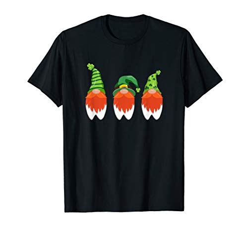 Dental St. Patricks Day Tooth Three Gnomes Leprechaun T-Shirt