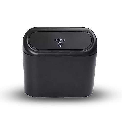 Image of Motors - Black Car Bin Press-Top Spring Opening Hook for Door Attachment Compact & Convenient for On-The-Go Tidy Travels