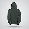 Mellor Design Plain Pullover Hoodie Hooded Top Unisex Mens Ladies Hooded Sweatshirts Bottle Green, L #3